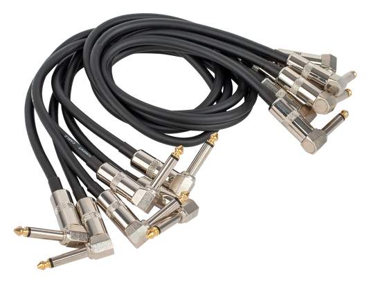 Australasian 002 FT Rock Leads Black Right Angle Patch Cable