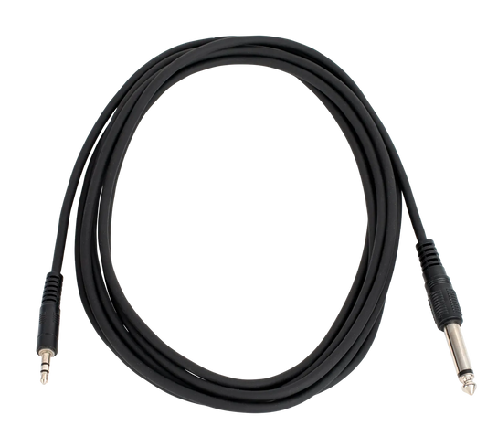 AMS 10ft 3.5mm Stereo Male to 6.3mm Mono Male Cable