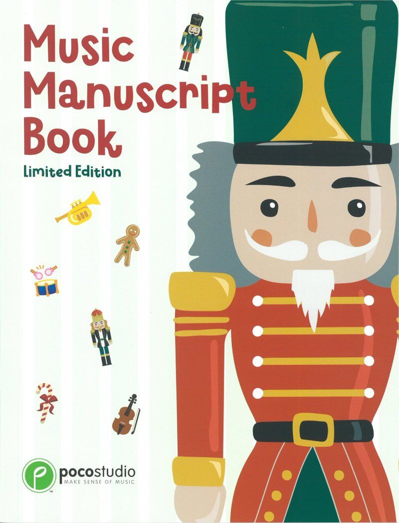 Poco Music Manuscript Book Limited Edition Green 32 Pages