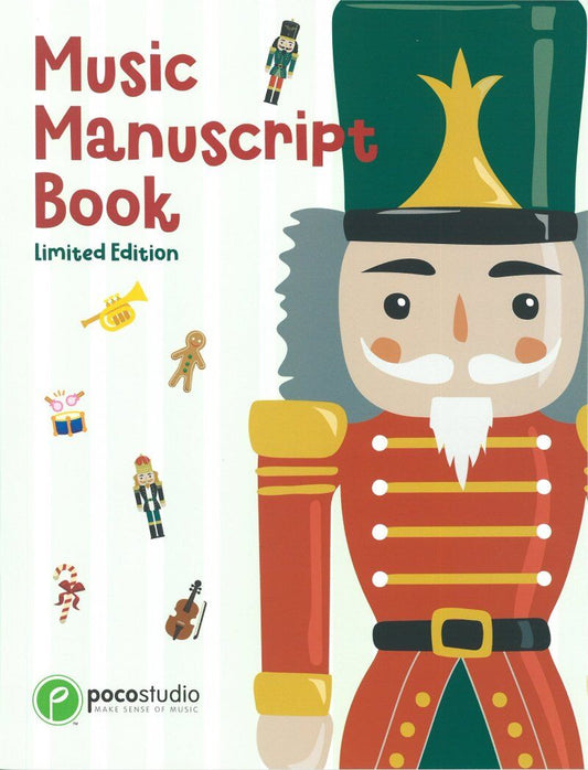 Poco Music Manuscript Book Limited Edition Green 32 Pages