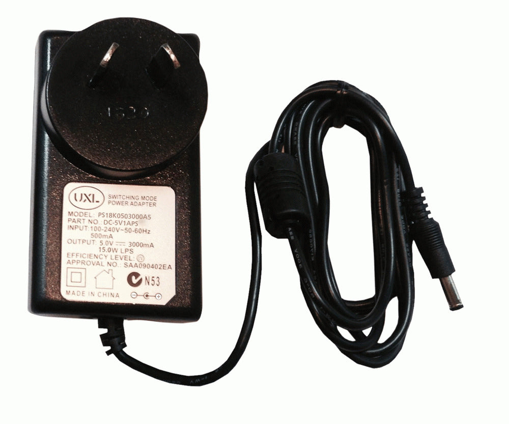 UXL 02Mtr 3.5 Stereo Jack To Two 6.3 Stereo Jacks