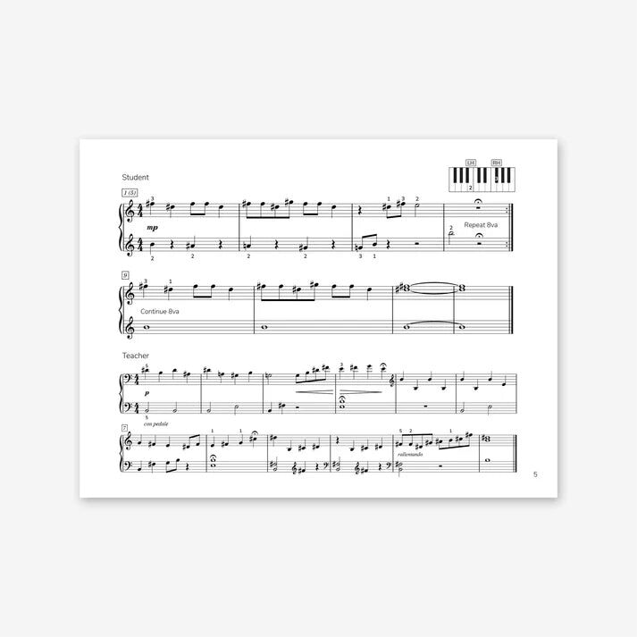 Here Comes Treble - Tuneful Rote Pieces for Developing Pianists — view 2