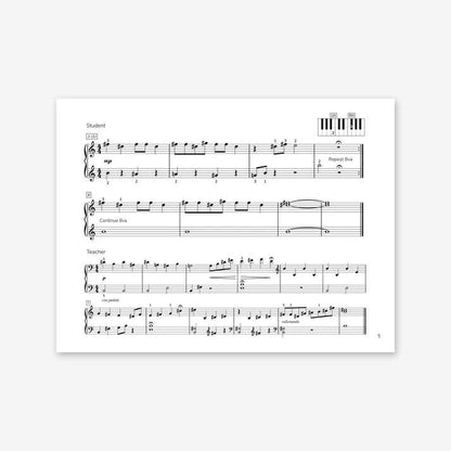Here Comes Treble - Tuneful Rote Pieces for Developing Pianists — view 2