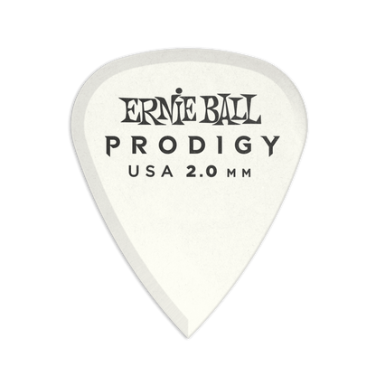 Ernie Ball 9202 Prodigy Derlin Picks White 1s Standard 2.0mm (6 Pack)