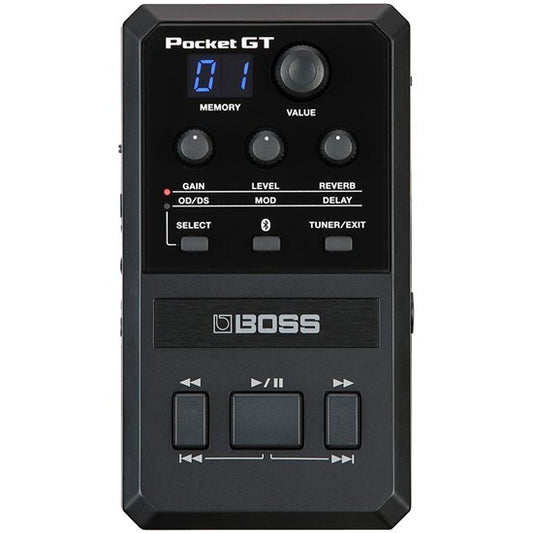 Boss Pocket GT Pocket Effects Processor w/ Integrated YouTube Features