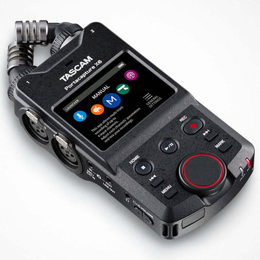 Tascam Portacapture X6 Hand Held Recorder High Resolution Adaptive Multi-Track