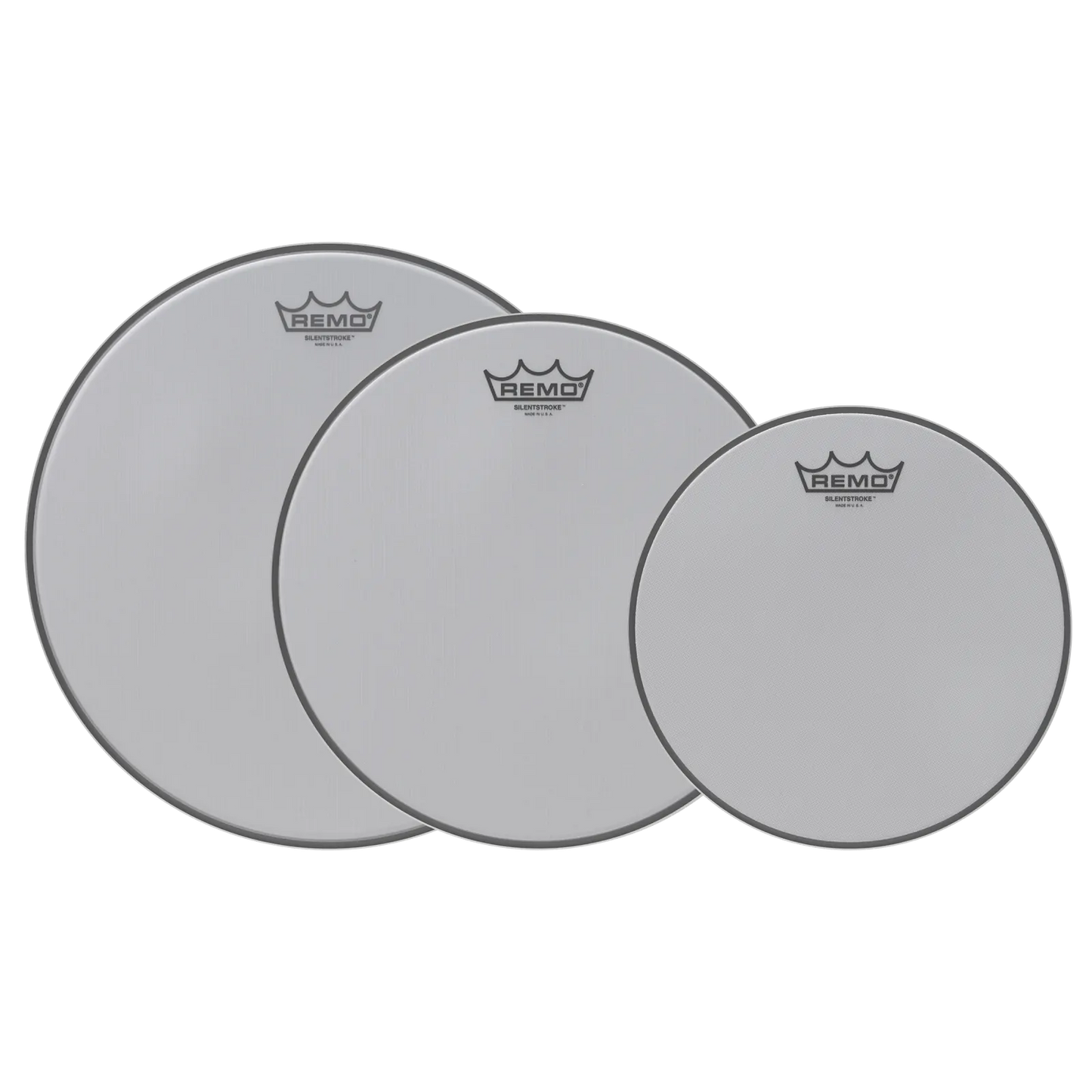 Remo Pro Pack Silent Stroke Fusion Drum Heads - 10", 12", 14" Batter Heads