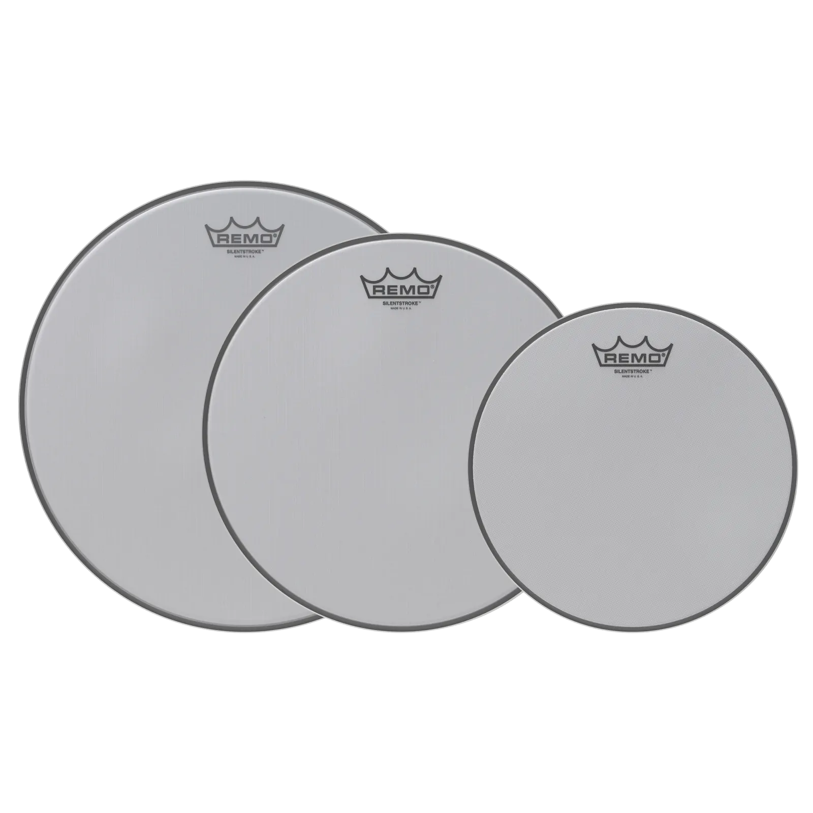 Remo Pro Pack Silent Stroke Fusion Drum Heads - 10", 12", 14" Batter Heads