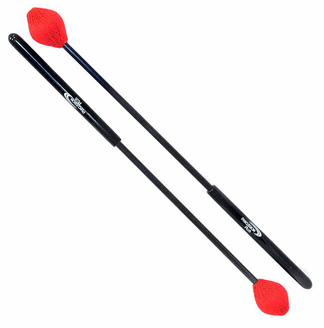 Percussion Plus Marimba Mallets - 29mm Head, 350mm Length, Fiberglass Handles, Soft Playing, Sold as Pair