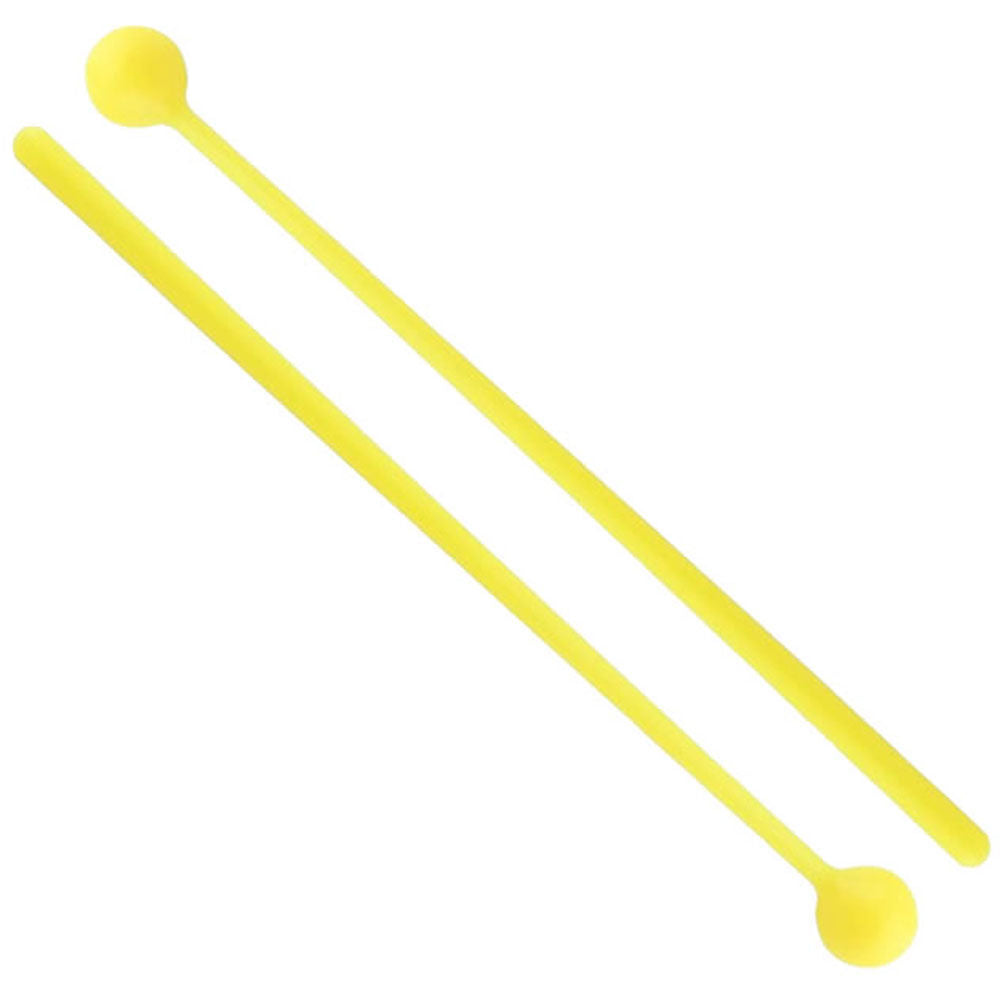 Percussion Plus Yellow Multi-Use Mallets (21mm Head, 295mm Length) - Pair for Wind Chimes, Marimbas, Xylophones, and More