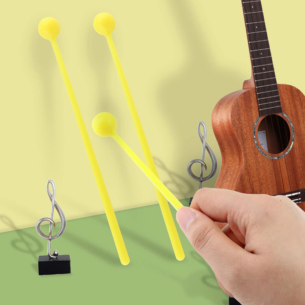 Percussion Plus Yellow Multi-Use Mallets (21mm Head, 295mm Length) - Pair for Wind Chimes, Marimbas, Xylophones, and More — view 5
