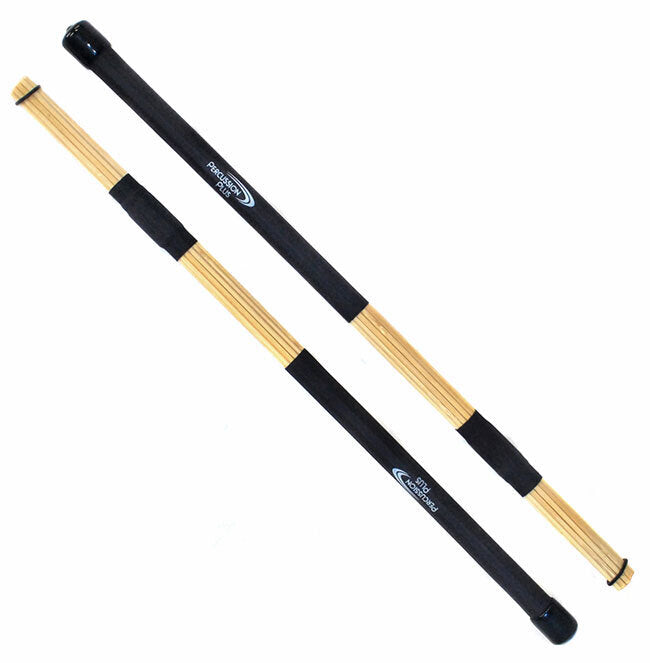 Percussion Plus Bamboo Drum Rods with Foam Core, 15mm Head, 400mm Length, Sold as a Pair