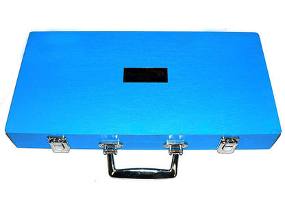 Percussion Plus 15-Note Glockenspiel with Blue Wooden Case and Beaters — view 2