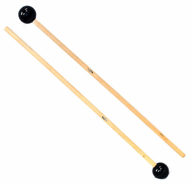 Percussion Plus Xylo/Glock Mallets - 30mm Head, 380mm Length, Maple/Rattan Handles, Sold as a Pair