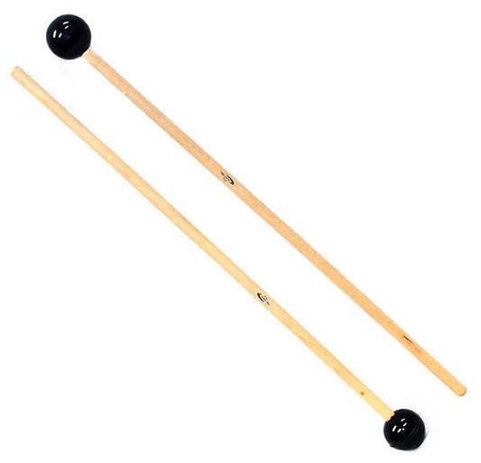 Percussion Plus Xylo/Glock Mallets - 30mm Head, 380mm Length, Maple/Rattan Handles, Sold as a Pair