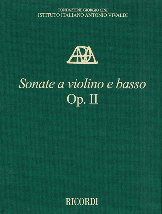 Vivaldi Sonatas Op 2 Violin Full Score (Softcover Book)