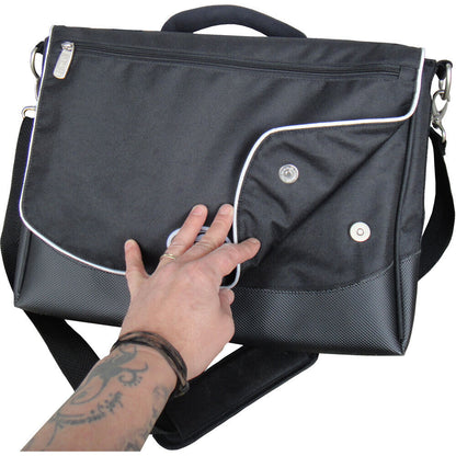 Protection Racket 13" TM Laptop Briefcase Utility Case with Padded Handle and Organizer Compartments — view 5