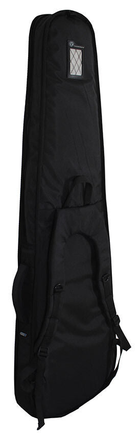 Protection Racket Bass Guitar Gig Bag - Waterproof, Shock Absorbent, YKK Zip, Adjustable Straps, 2 Pockets, Velvetex Interior, Red Silicone Badge — view 2