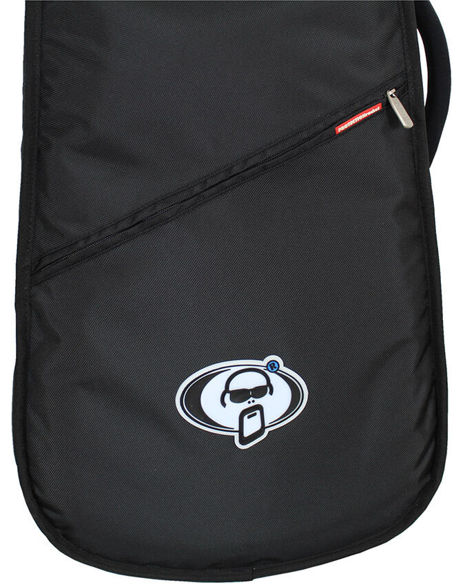 Protection Racket Bass Guitar Gig Bag - Waterproof, Shock Absorbent, YKK Zip, Adjustable Straps, 2 Pockets, Velvetex Interior, Red Silicone Badge — view 4