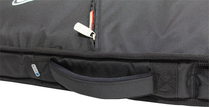 Protection Racket Bass Guitar Gig Bag - Waterproof, Shock Absorbent, YKK Zip, Adjustable Straps, 2 Pockets, Velvetex Interior, Red Silicone Badge — view 6
