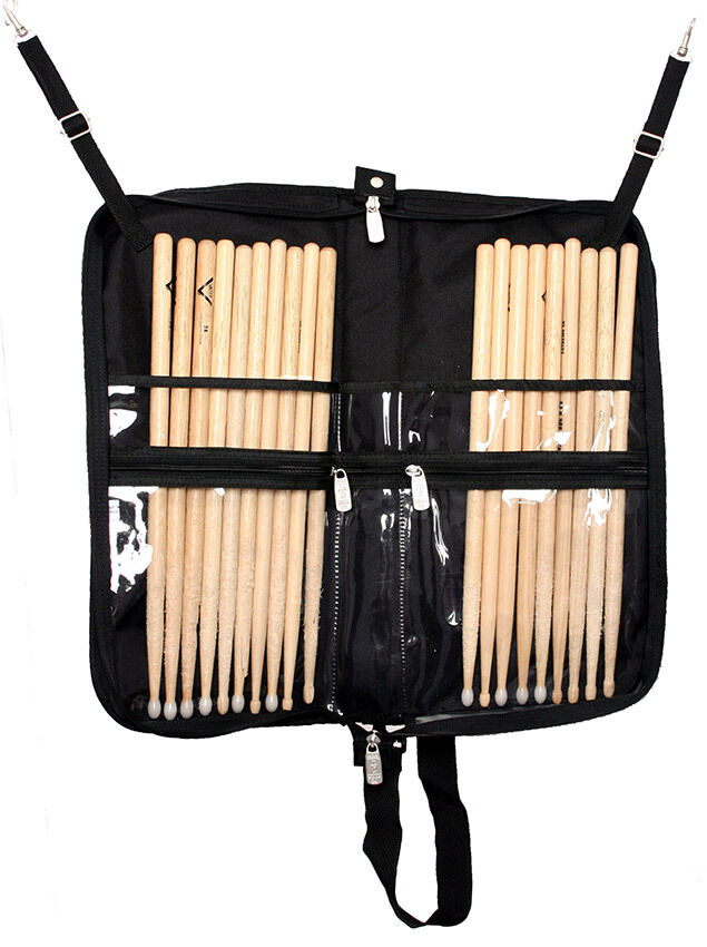 Protection Racket Deluxe Drumstick Bag with Clear Window Compartments and Adjustable Strap — view 3