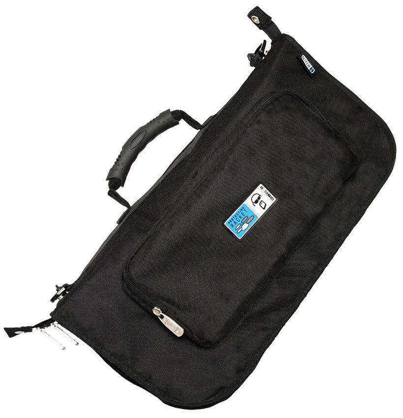 Protection Racket Deluxe Drumstick Bag with Clear Window Compartments and Adjustable Strap