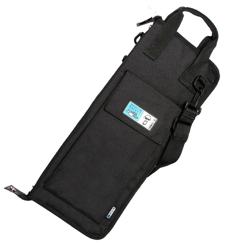 Protection Racket Standard Pocket Drumstick Bag - Holds 10 Pairs, Waterproof, Clear Window Compartments, Adjustable Strap, Durable Design