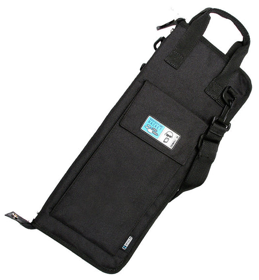 Protection Racket Standard Pocket Drumstick Bag - Holds 10 Pairs, Waterproof, Clear Window Compartments, Adjustable Strap, Durable Design