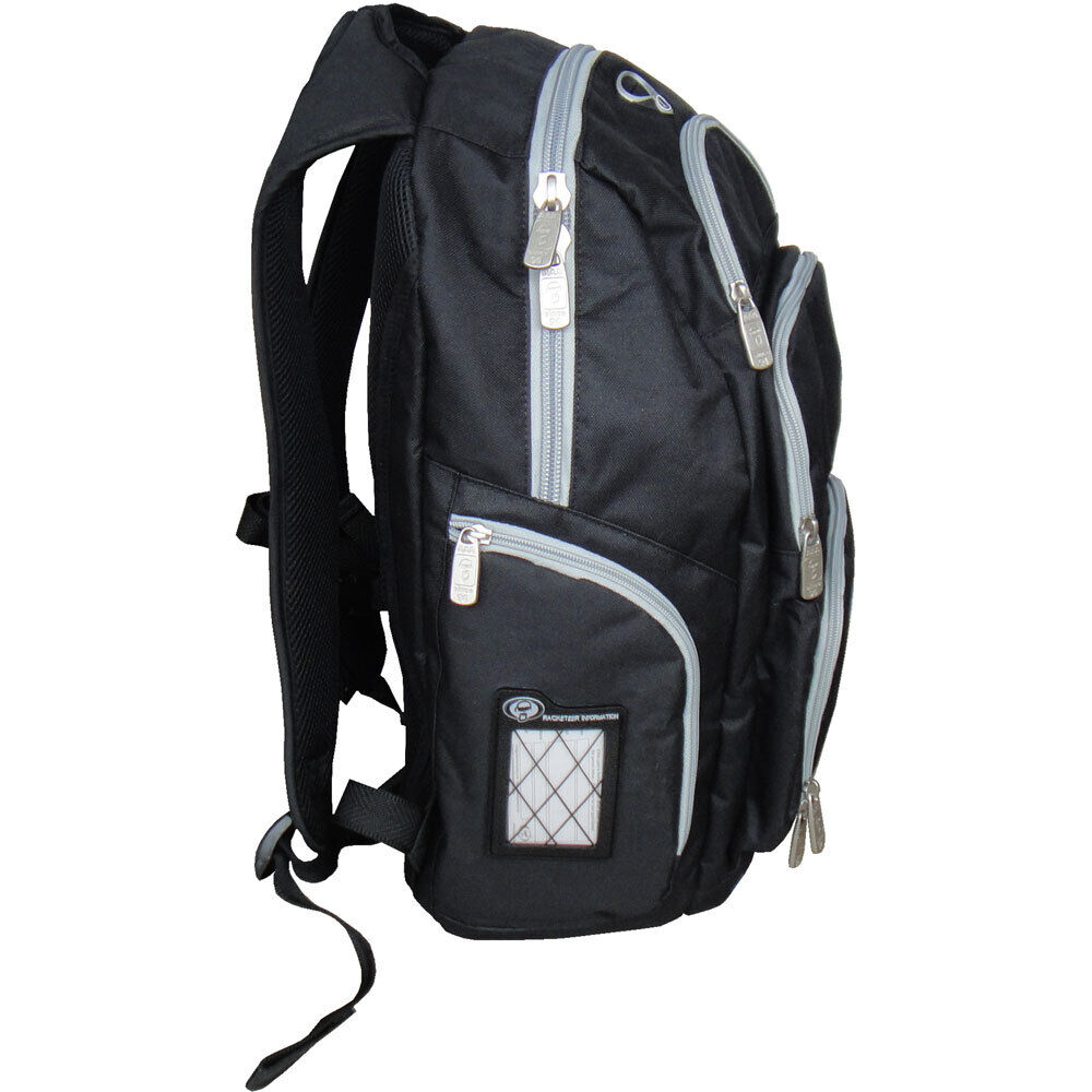 Protection Racket Business Backpack Bag Utility Case 45cm x 35cm x 20cm with Multiple Pockets and Earphone Channel — view 2