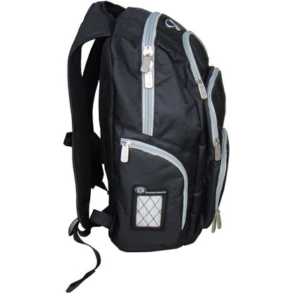 Protection Racket Business Backpack Bag Utility Case 45cm x 35cm x 20cm with Multiple Pockets and Earphone Channel — view 2