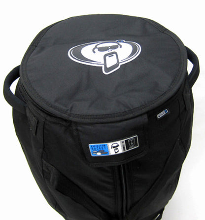 Protection Racket Deluxe Requinto-shaped Conga Bag 10" x 30" with Padded Handle, Rucksack Straps, Waterproof, Outer Pocket, Adjustable Shoulder Strap — view 3