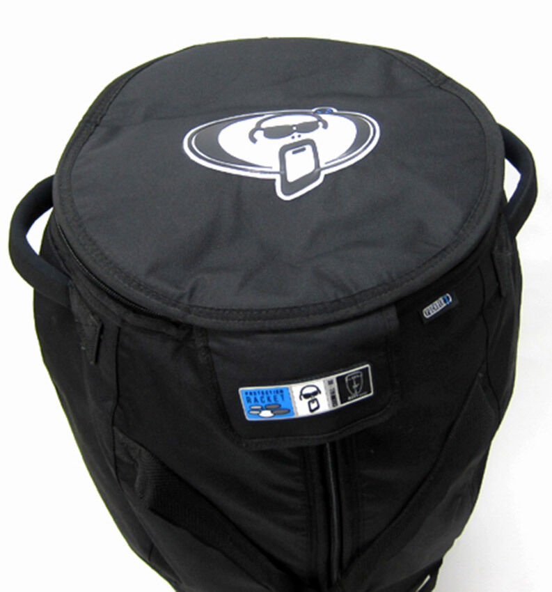 Protection Racket Deluxe Quinto-shaped Conga Bag 11" x 30" with Padded Carry Handle and Rucksack Straps — view 3