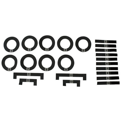 Protection Racket 26-Piece Drum Mat Marker Set with Numbered Markers for Easy Setup — view 2