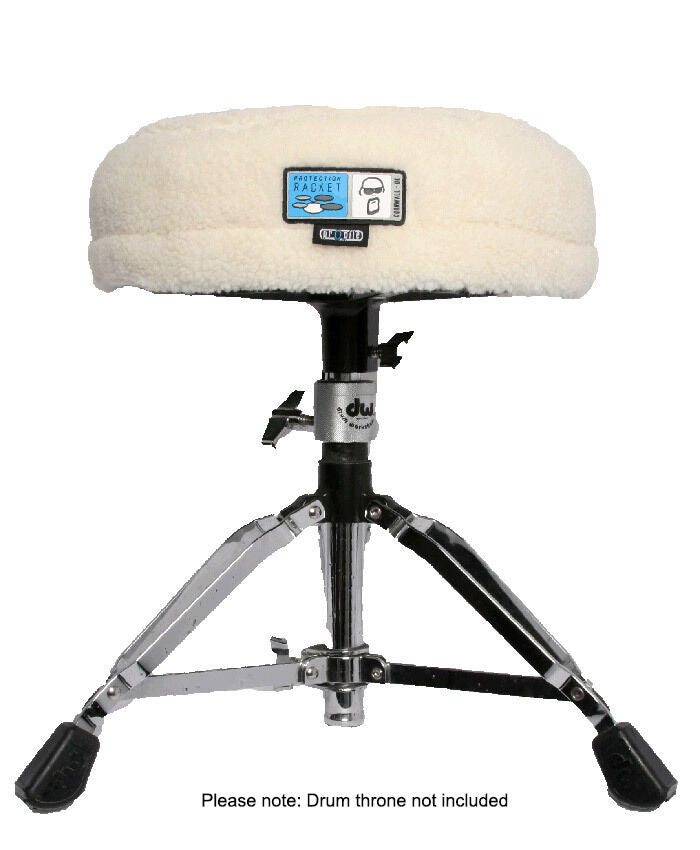 Protection Racket 12" Fleece Drum Throne Seat Cover for Round Drum Thrones — view 2