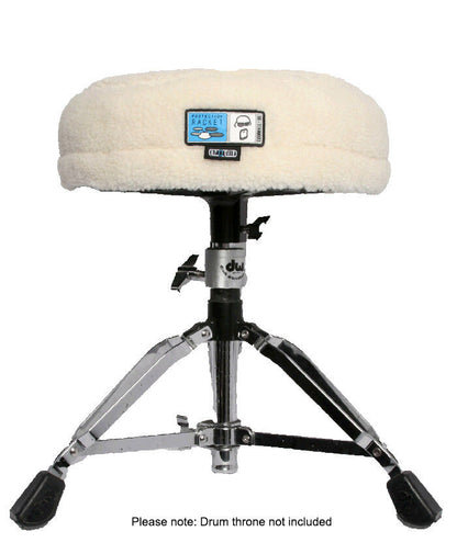 Protection Racket 15" Fleece Drum Throne Seat Cover for Round Drum Thrones — view 2