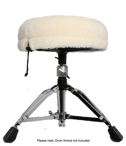 Protection Racket 15" Fleece Drum Throne Seat Cover for Round Drum Thrones — view 3
