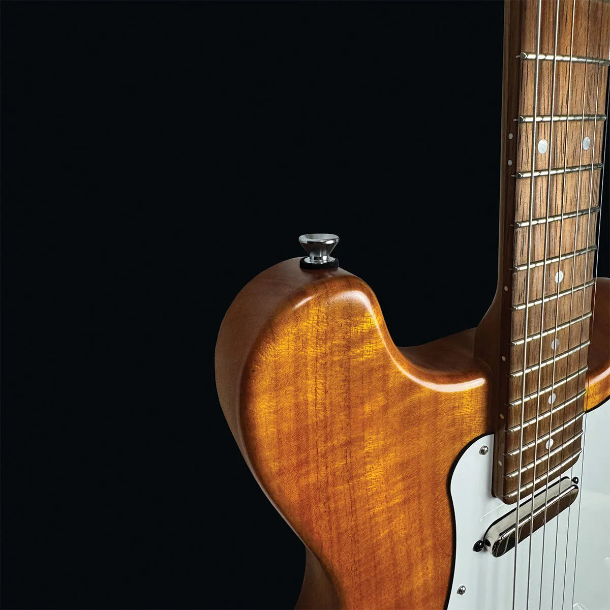 Pratley AP11 Double Cut Solid Body Electric Guitar Natural Amber [PRAP11-NA] — view 5
