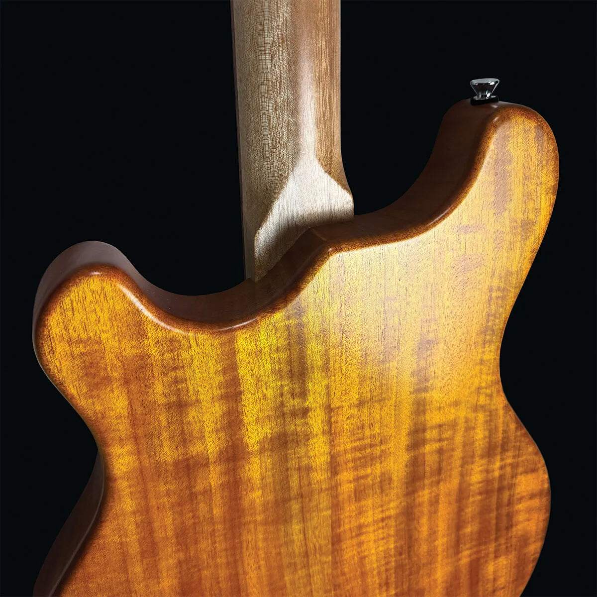 Pratley AP11 Double Cut Solid Body Electric Guitar Natural Amber [PRAP11-NA] — view 6