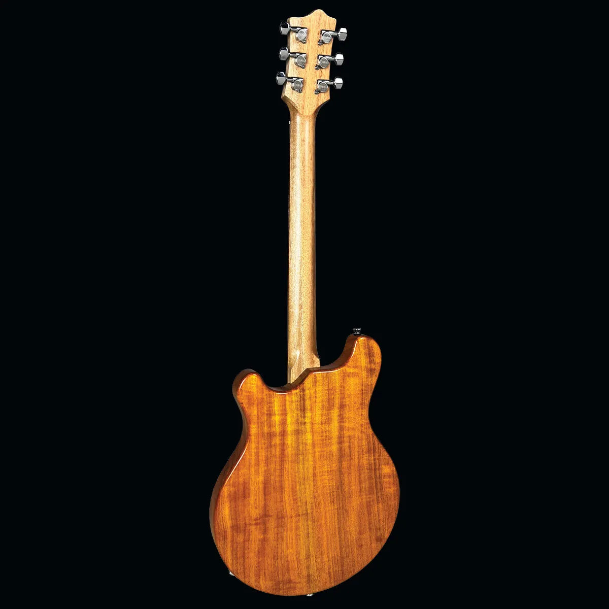 Pratley AP11 Double Cut Solid Body Electric Guitar Natural Amber [PRAP11-NA] — view 2