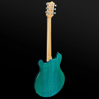 Pratley AP11 Double Cut Solid Body Electric Guitar - Natural Blue [PRAP11-NB] — view 2