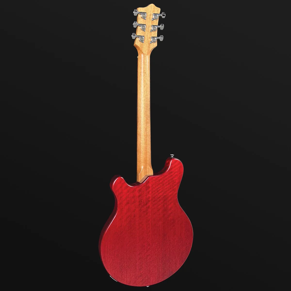 Pratley AP11 Double Cut Solid Body Electric Guitar Natural Red [PRAP11-NR] — view 2
