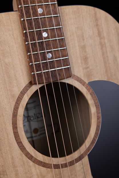 Pratley Classic Series Concert Acoustic Guitar - Solid Queensland Fig Top & B/S, AA Grade Teak Fretboard, Queensland Maple Neck, PRC-SE-FF — view 6