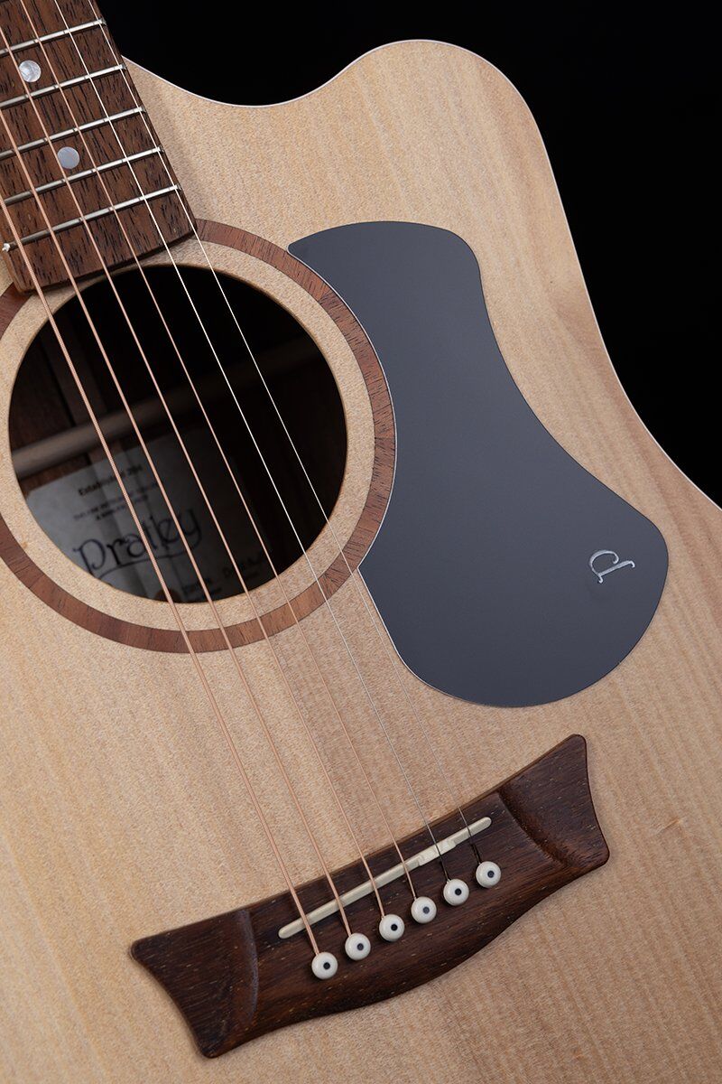 Pratley Classic Dreadnought Cutaway Guitar Solid Bunya Top Blackwood B/S — view 6