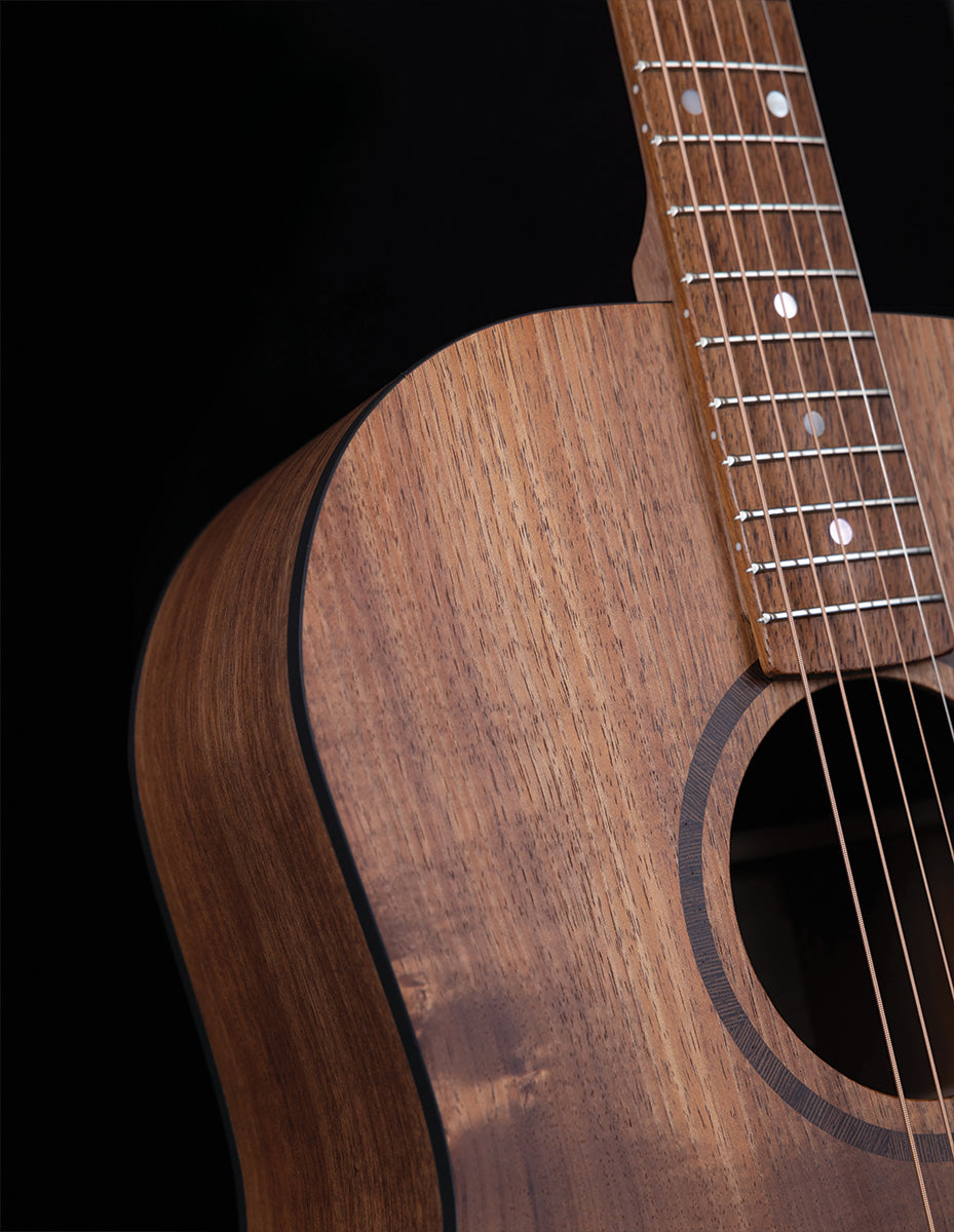 Pratley Classic Series Dreadnought Acoustic Guitar Solid Blackwood Top & B/S, PRD-SNCE-BWBW — view 3