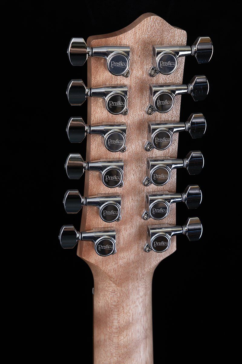 Pratley Classic Series Dreadnought 12 String Guitar - Solid Bunya Top, Blackwood B/S — view 5