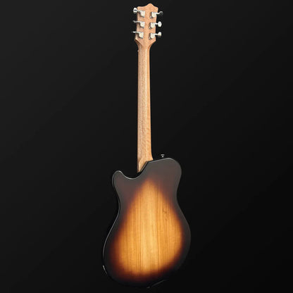 Pratley DVR Single Cutaway Solid Qld Blue Fig Body Electric Guitar in Fig Burst PRDVR-22-FBB — view 3