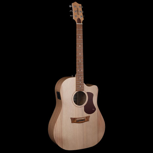 Pratley Entertainer Dreadnought Cutaway Acoustic Guitar Solid Maple B/S Bunya Top with Fishman Presys II Pickup