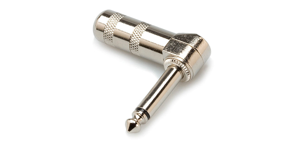 Hosa Connector, Right-angle 1/4 in TS