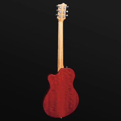 Pratley Indigo Single Cutaway Solid Body Electric Guitar with Mini Humbuckers Natural Red [PRINDI-M22-NR] — view 2