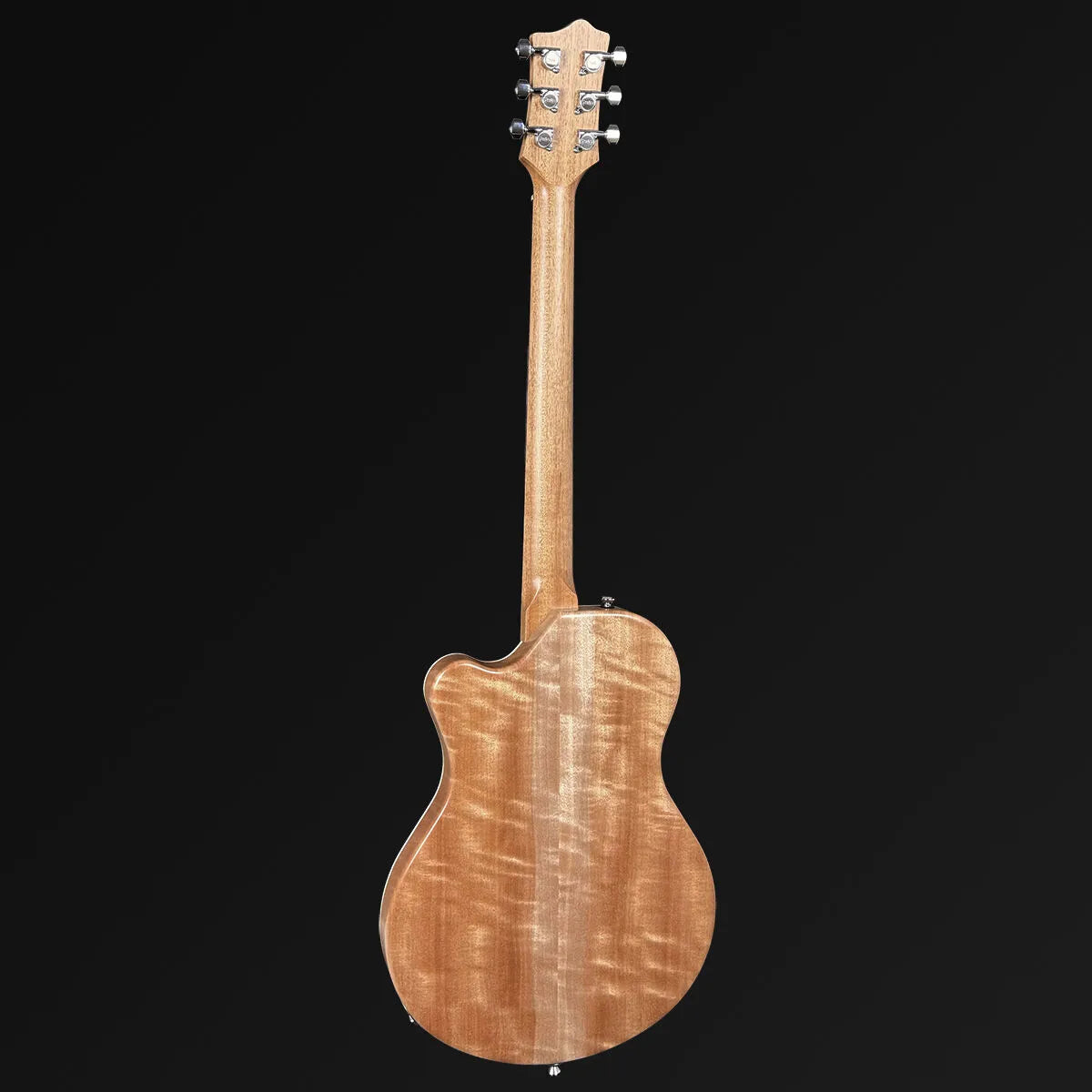 Pratley Indigo Pro Single Cutaway Solid Body Electric Guitar Transparent Midnight Black [PRINDI-M22P-TMB] — view 2